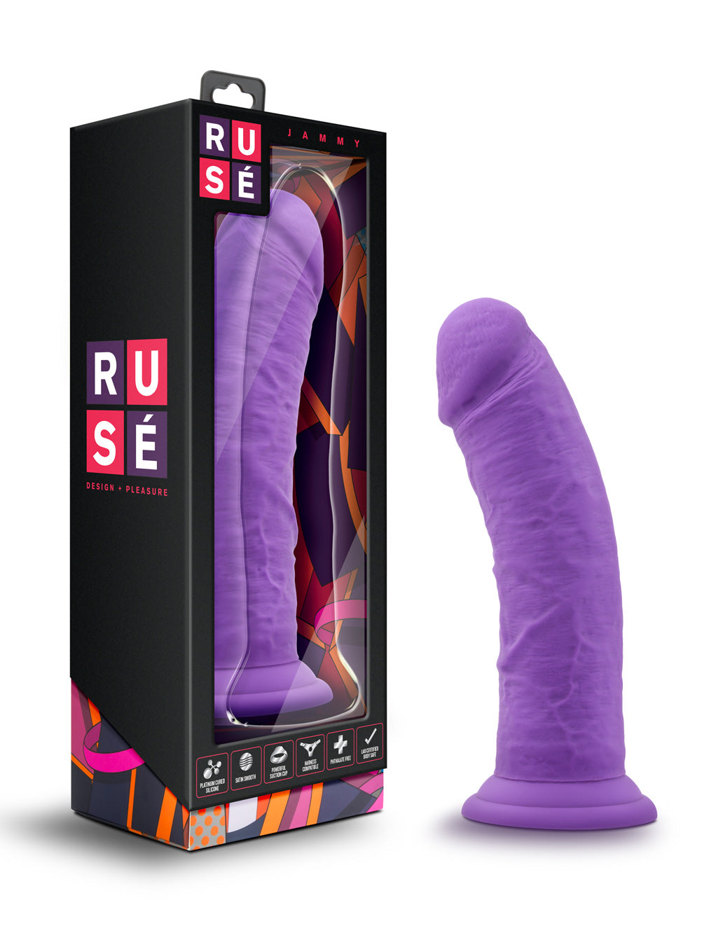 Ruse Jammy Suction Cup Dildo- Box