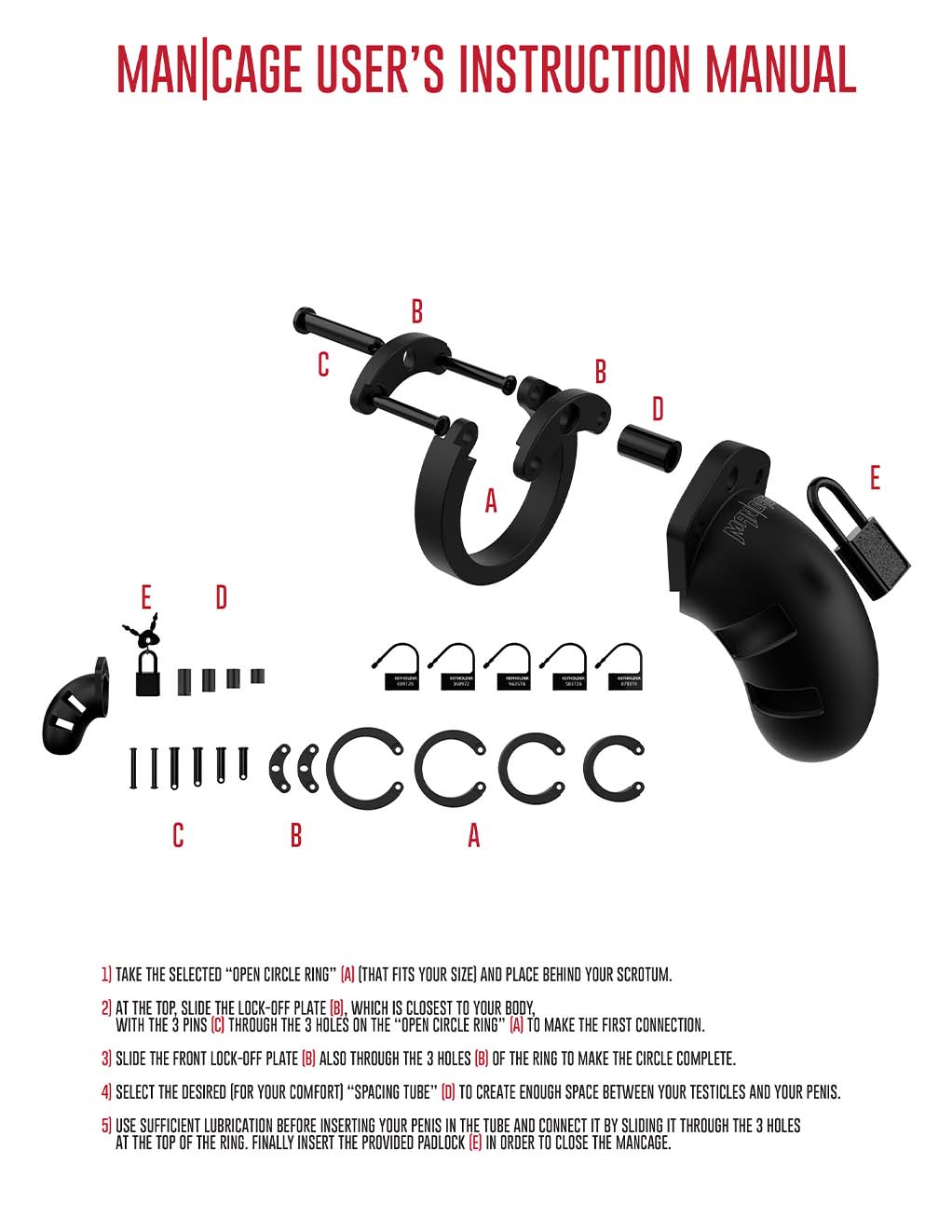 ManCage Model 20 Silicone Cock Cage 3.5
