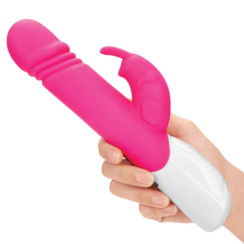 Dildo Vibrador Con Doble Estimulación Con Empuje Thrusting Rabbit