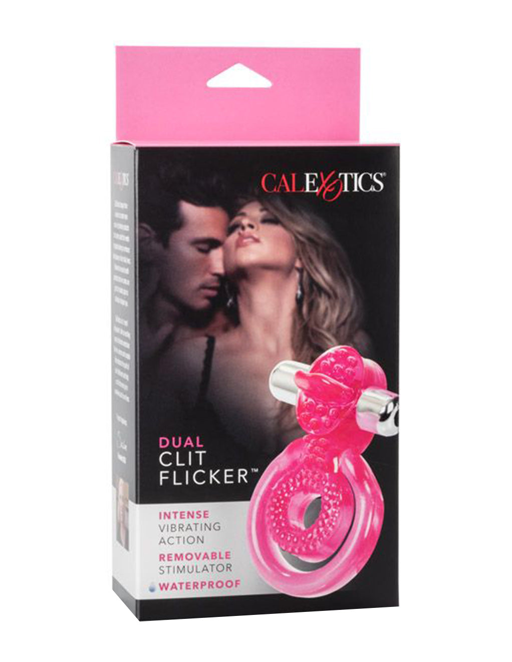 Cal Exotics Dual Clit Flicker Cockring - Novelties - Cockring