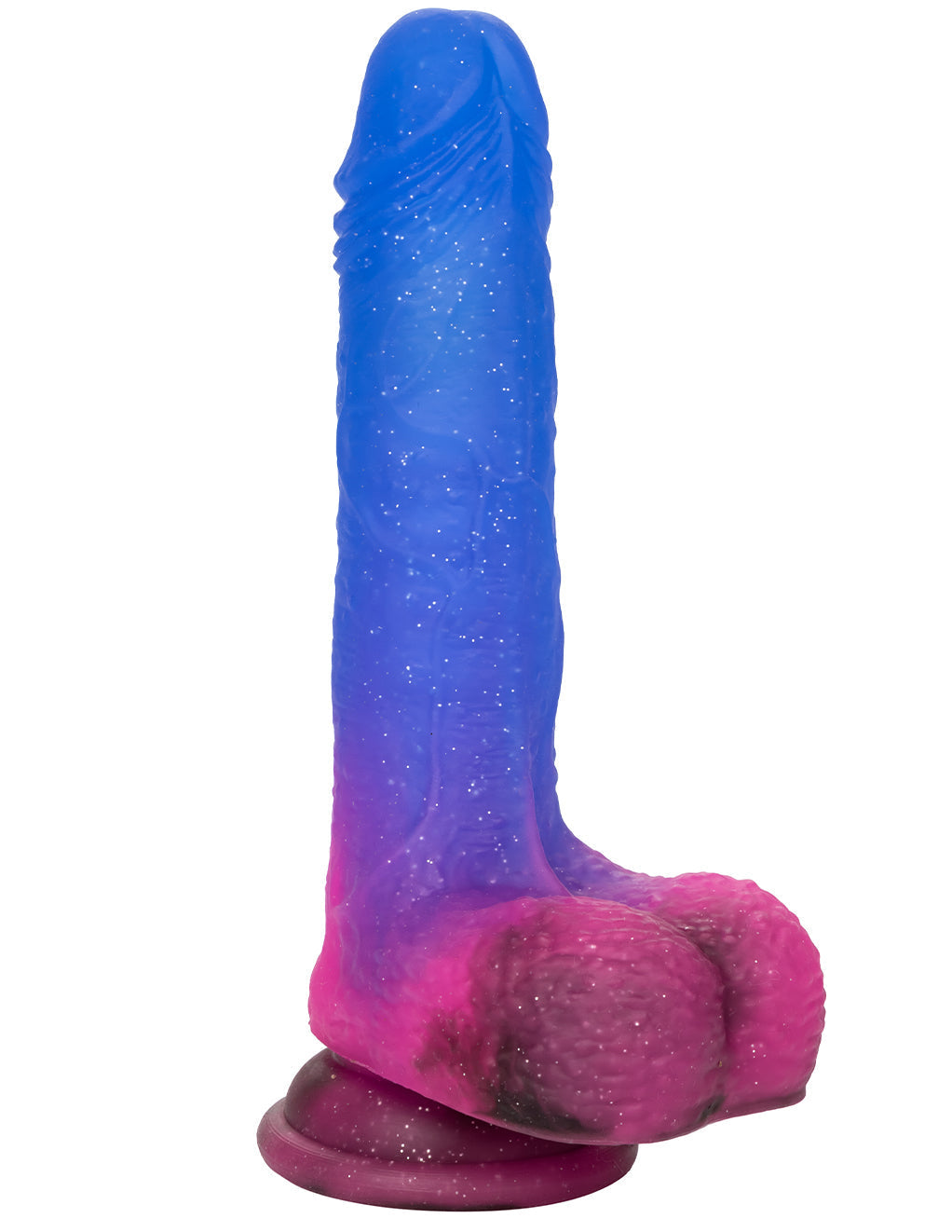 Naughty Bits Ombre Hombre Vibrating Dildo- front